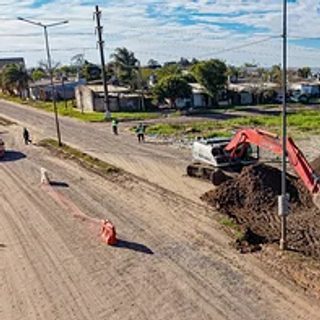 Comenzó la pavimentación de la avenida Cuba en Corrientes