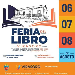Virasoro tendrá su Feria del Libro en agosto por el Centenario