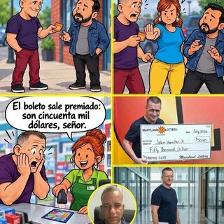 Casi paga una deuda de $40 con un boleto premiado de $50.000
