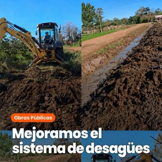 Obras de desagüe en La Tablada para frenar anegamientos
