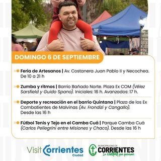Agenda de fin de semana: actividades gratuitas en la ciudad