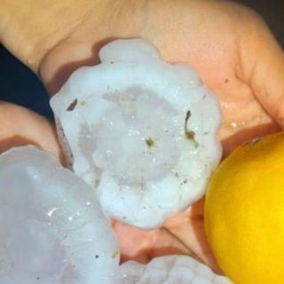 Fuerte tormenta con granizo azotó el este de Corrientes