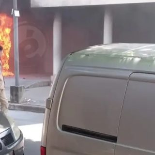 Incendio en un edificio de calle Bolívar con adultos mayores adentro