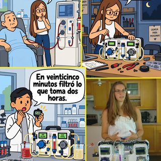 Adolescente diseñó una máquina de diálisis casera y barata
