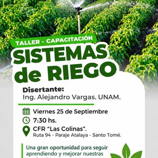 Taller sobre sistemas de riego en Las Colinas