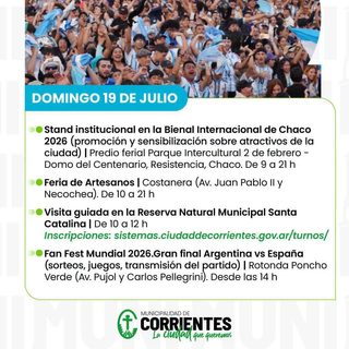 Fin de semana con agenda cultural gratuita en la ciudad