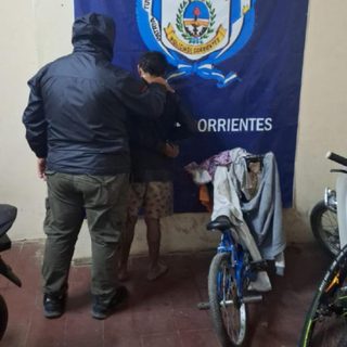 Sorprenden a "Porteñito" robando y queda detenido en Corrientes