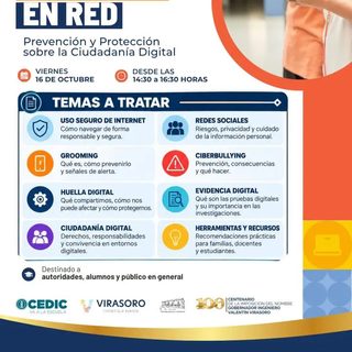 Jornada sobre grooming y ciberbullying en infancias en red
