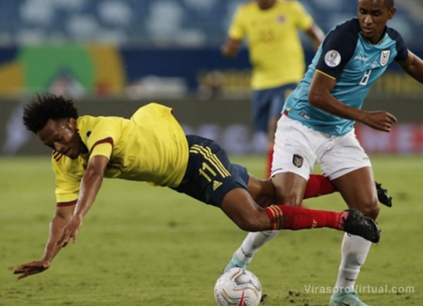 Copa América: Colombia le ganó 1-0 a Ecuador en Cuiabá