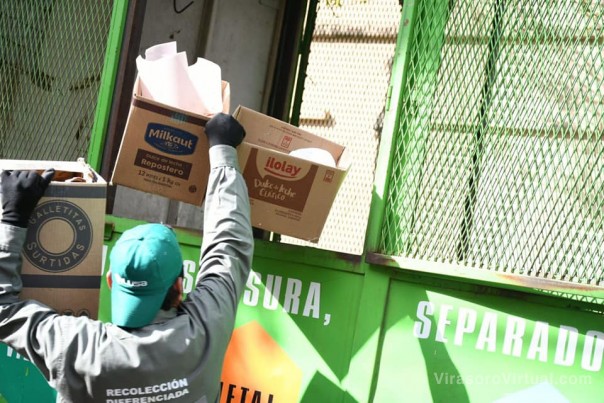 La recolección diferenciada domiciliaria, un éxito: más de 23.600 kilos en el año