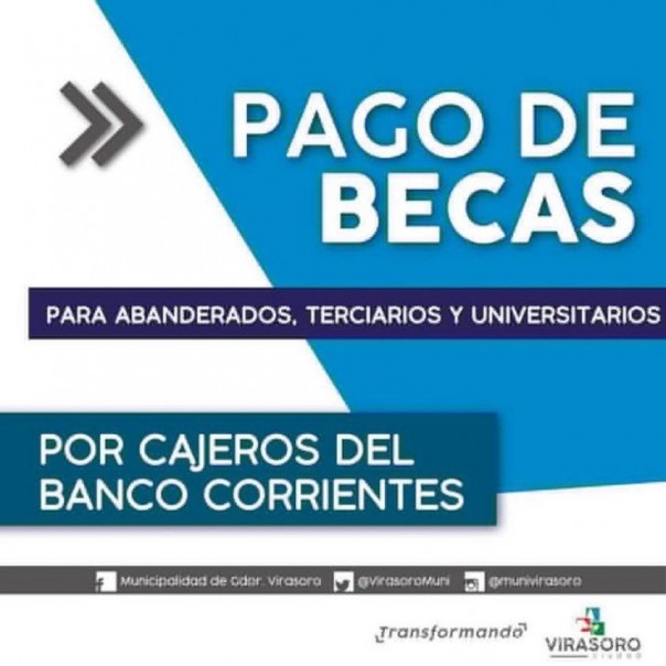 Mas de 230 becas cuyos montos son los siguientes: