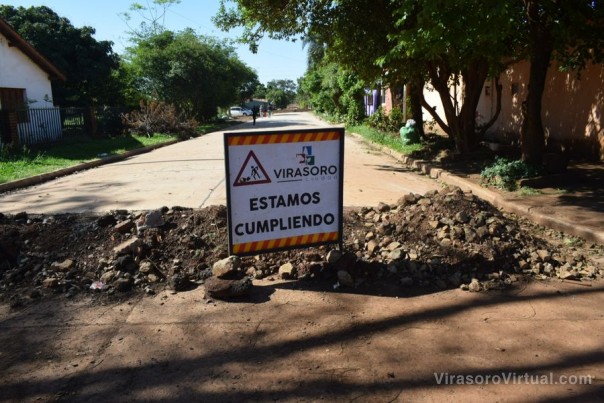 Calles cerradas al tránsito vehicular