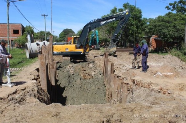 Obras de infraestructura vial en Ituzaingó