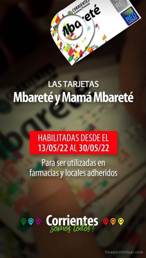 Tarjeta Mbarete y Mama Mbarete