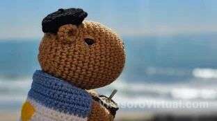 Carpin", la mascota correntina que es furor en los Juegos Evita en Mar del Plata