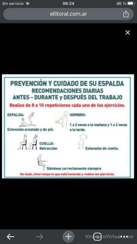 Un grupo de trabajadores redujo el dolor de espalda con ayuda de estos ejercicios diarios