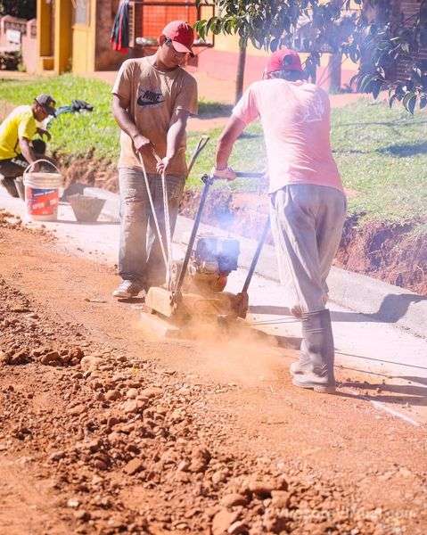 En calle Pueyrredón continúan las obras
