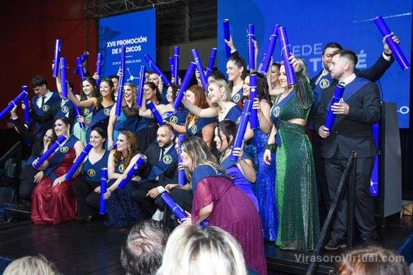 Acompañaron los actos de egresados de las carreras de Nutrición, Kinesiología y Medicina