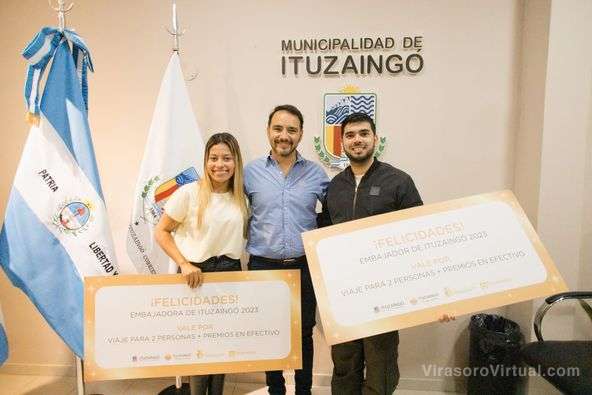 El intendente Juan Pablo Valdés  realizó la entrega de premios a los Embajadores de #Ituzaingó,