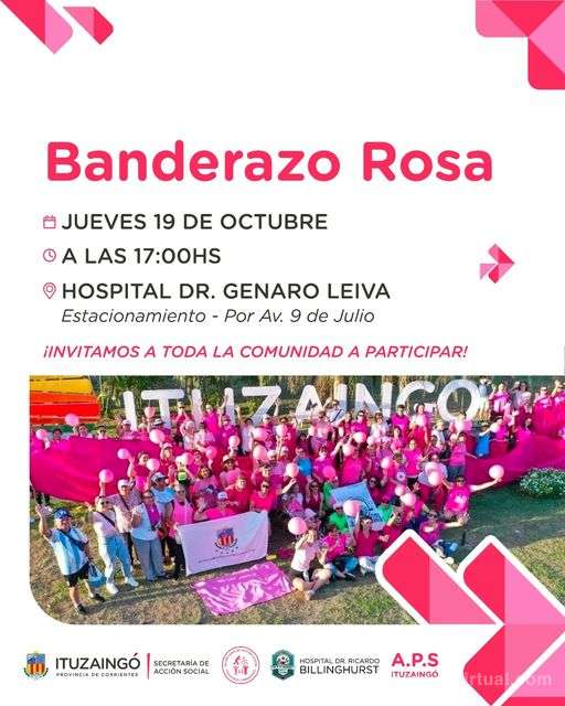 Banderazo rosa