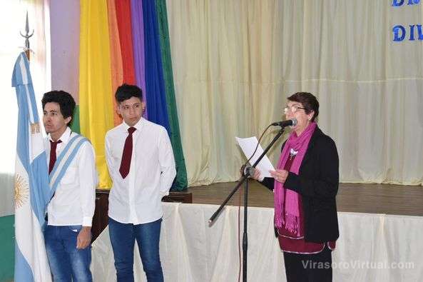 Acompañaron el acto por el Día del Respeto a la Diversidad Cultural