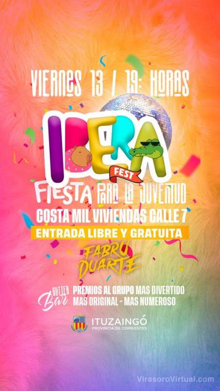 Iberá Fest: Fiesta para la juventud