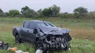 Hospitalizaron a tres correntinos luego de un choque fatal