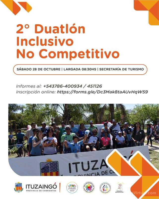 2° Duatlón Inclusivo No Competitivo