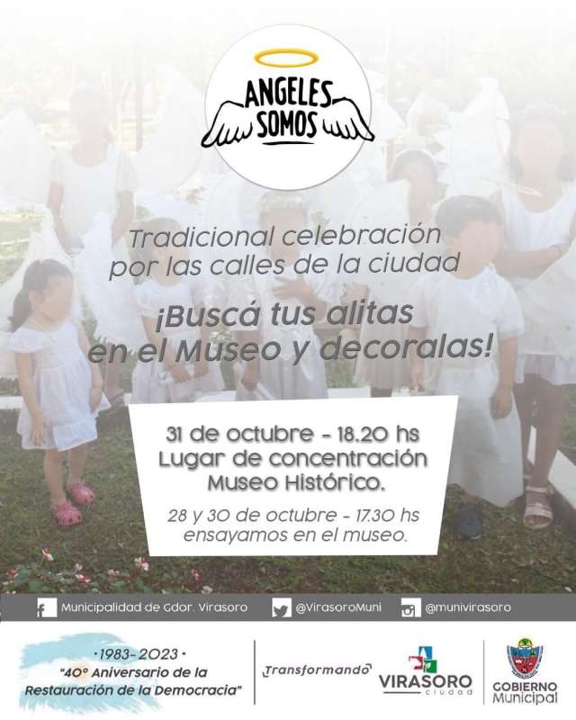 Cultura :Te invitamos a participar de la tradicional celebración de #AngelesSomos