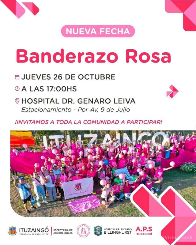 Banderazo rosa