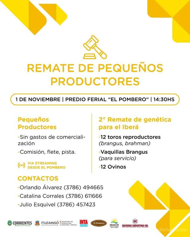 Remate de pequeños productores