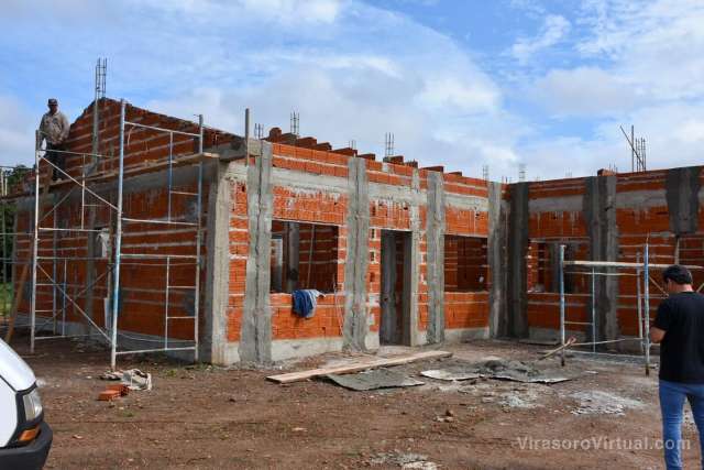 ¡La construcción de la comisaría 3ra en el Barrio Cerro avanza a gran medida!