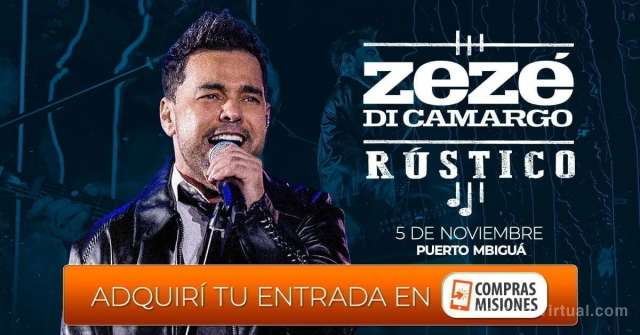 Zeze Di Camargo llega a Puerto Mbiguá con su sertanejo imperdible: últimos días para tener tu entrada