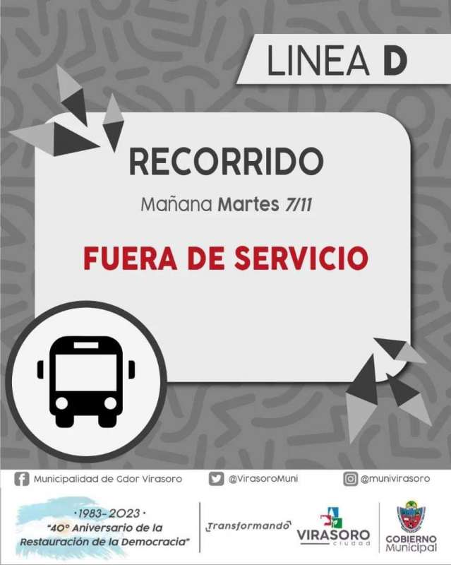 #ATENCION : Fuera de servicio