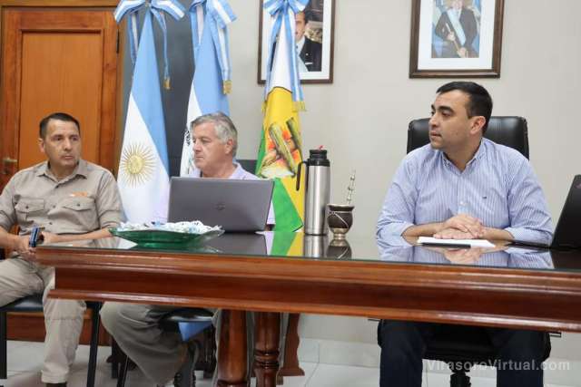 Se reunieron con dirigentes de las diversas fuerzas de seguridad de la ciudad