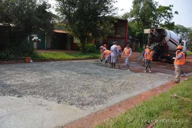La calle Sargento Cabral ya cuenta con 2 cuadras más de #pavimento