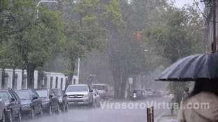 El Servicio Meteorológico Nacional emitió una alerta amarilla por lluvias