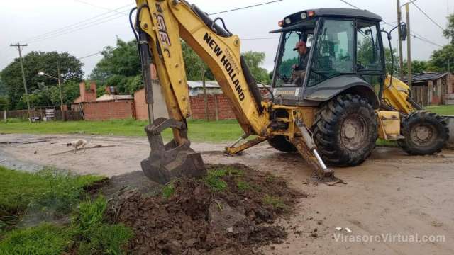 Desde la Municipalidad de Itu, a través de Obras Públicas, estan dedicados a un arduo trabajo para mejorar el saneamiento