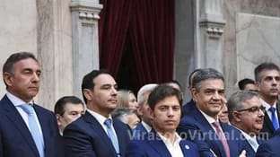 El gobernador Gustavo Valdes asistió a la asunción de Javier Milei como presidente