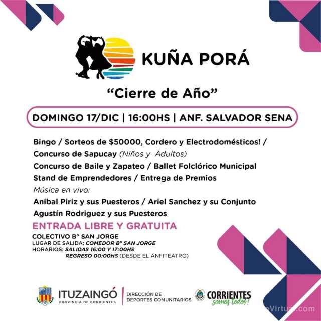 ¡Prepárense para el Kuña Porá, el cierre de fin de año