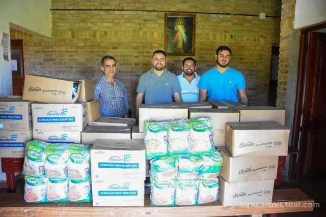 Desde el Área de Acción Social se hizo entrega de chapas y maderas para familias de Puerto Torres