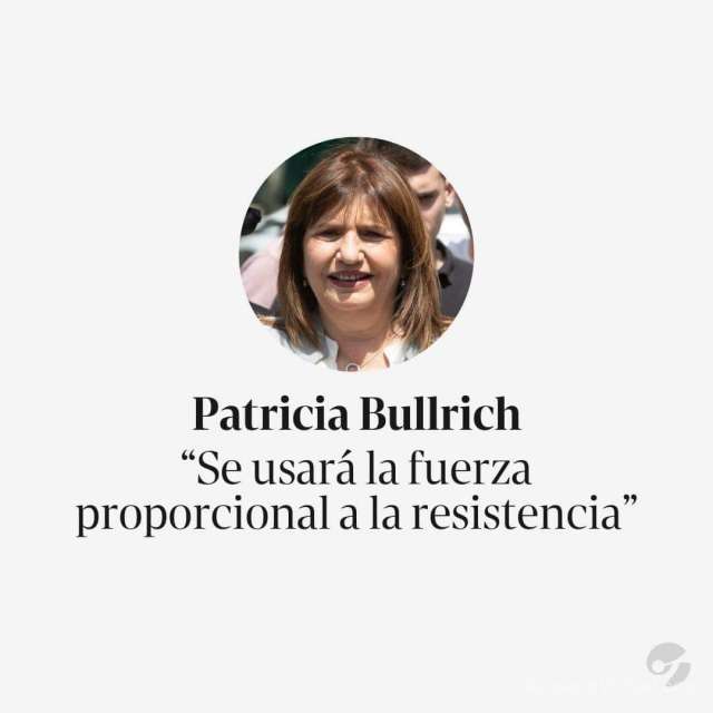 Patricia Bullrich anuncia un protocolo antipiquetes: