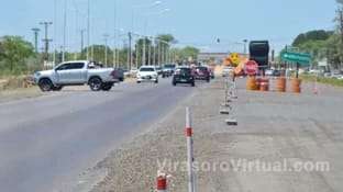 Los conductores en la ciudad de Ctes expresan preocupación por la paralización de la autovía