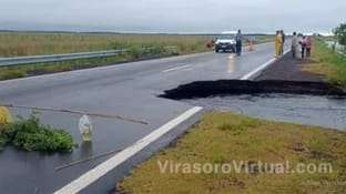Las intensas lluvias en Corrientes provocaron cortes en rutas,