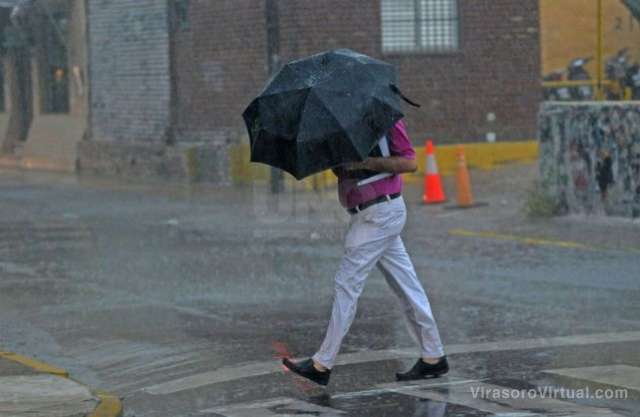 El Servicio Meteorológico Nacional emitió una alerta roja por lluvias y tormentas