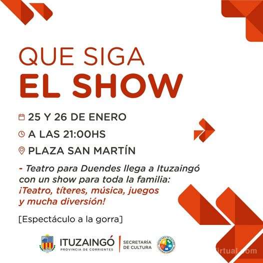 Teatro para Duendes llega a Ituzaingó con un show para toda la familia: teatro, títeres, música, juegos y mucha diversión