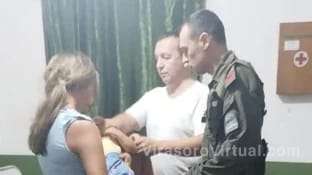Efectivos de Gendarmería salvaron la vida de una niña que convulsionaba