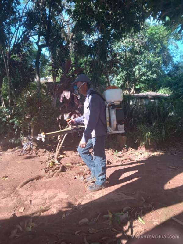 La municipalidad de Santo Tomé está llevando a cabo tareas de fumigación y descacharrizado en las viviendas