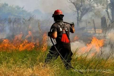 Corrientes se encuentra en alerta por el alto riesgo de incendios rurales, especialmente en el norte provincial