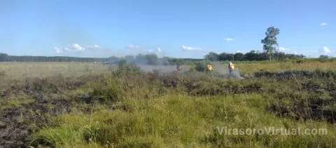 El director de Defensa Civil, Pablo Verón, advierte sobre un alto índice de riesgo de incendios en Santo Tomé